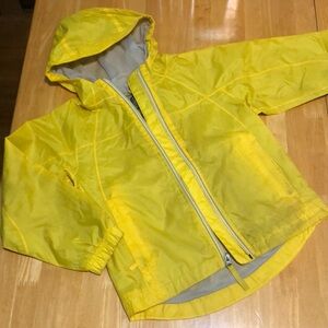 L.L. Bean classic yellow windbreaker